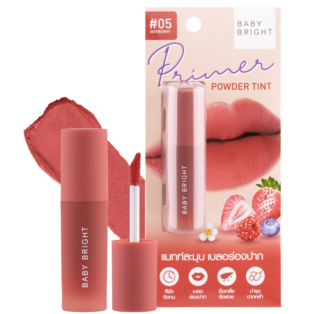 Son kem tint lì Baby Bright sắc tố cao lâu trôi Baby Bright Primer Powder Tint 2.4g - anhduong.official.vn