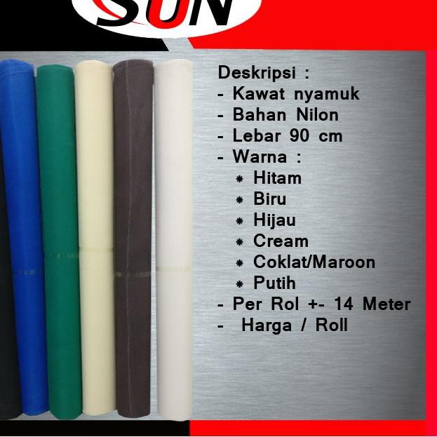 Cuộn Vải Lưới Nylon 14m Chống Muỗi Tiện Dụng