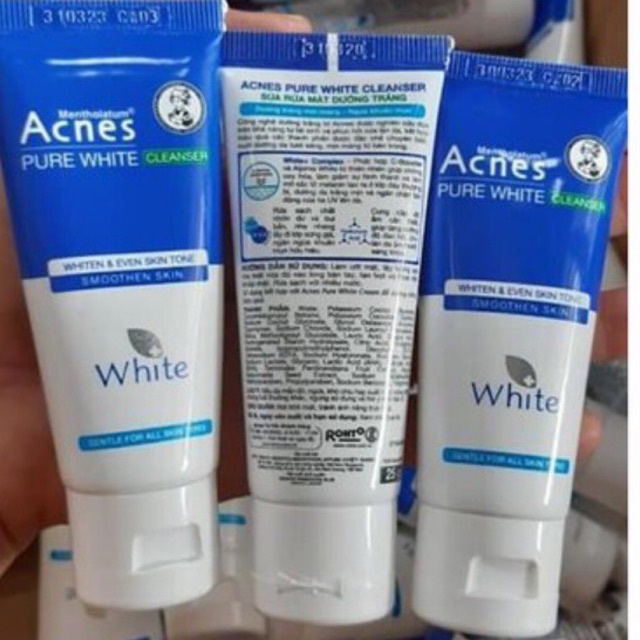 Sữa rửa mặt Acnes White dưỡng trắng da và ngăn ngừa mụn 25g thumbnail