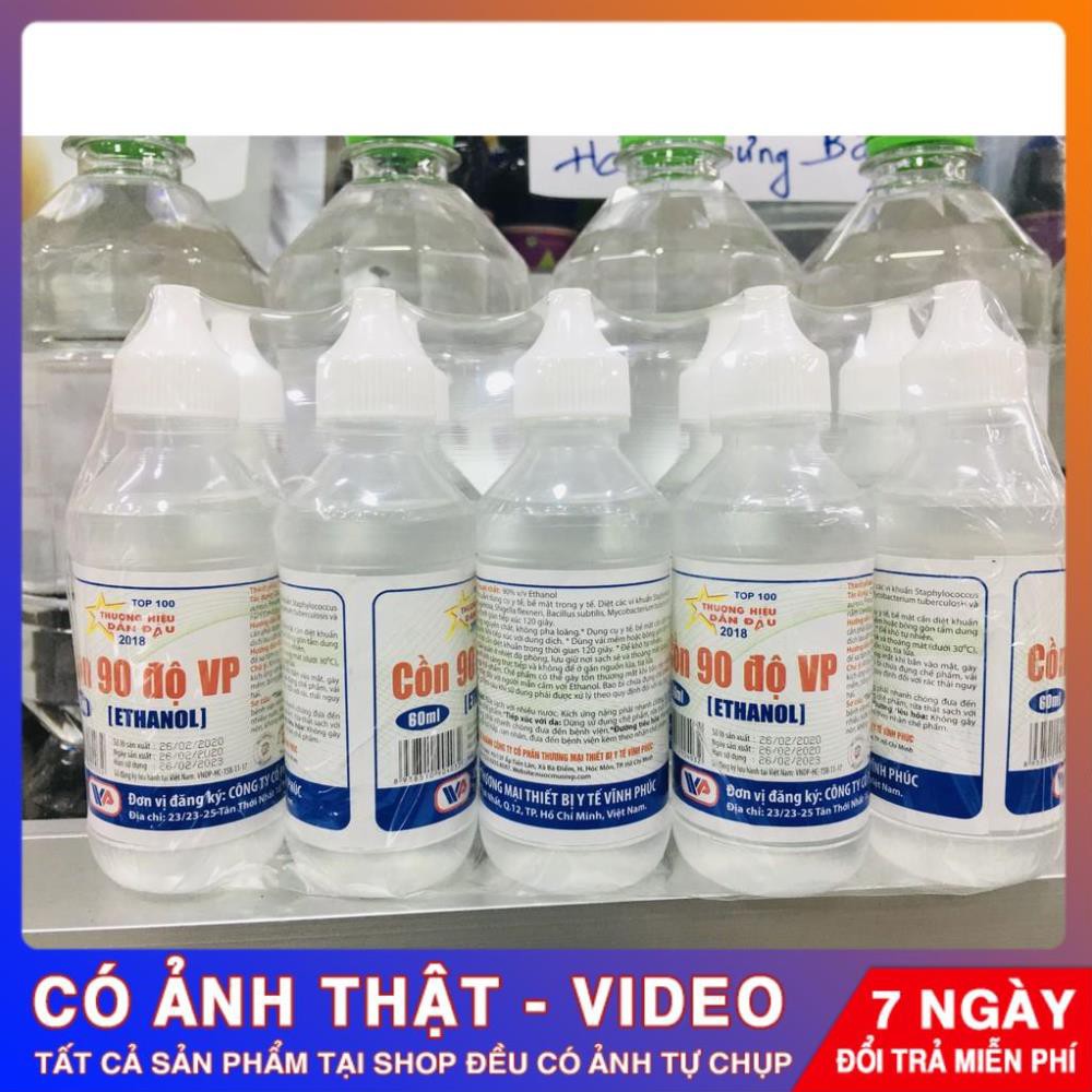 Cồn 90 Độ VP 60ml Vĩnh Phúc