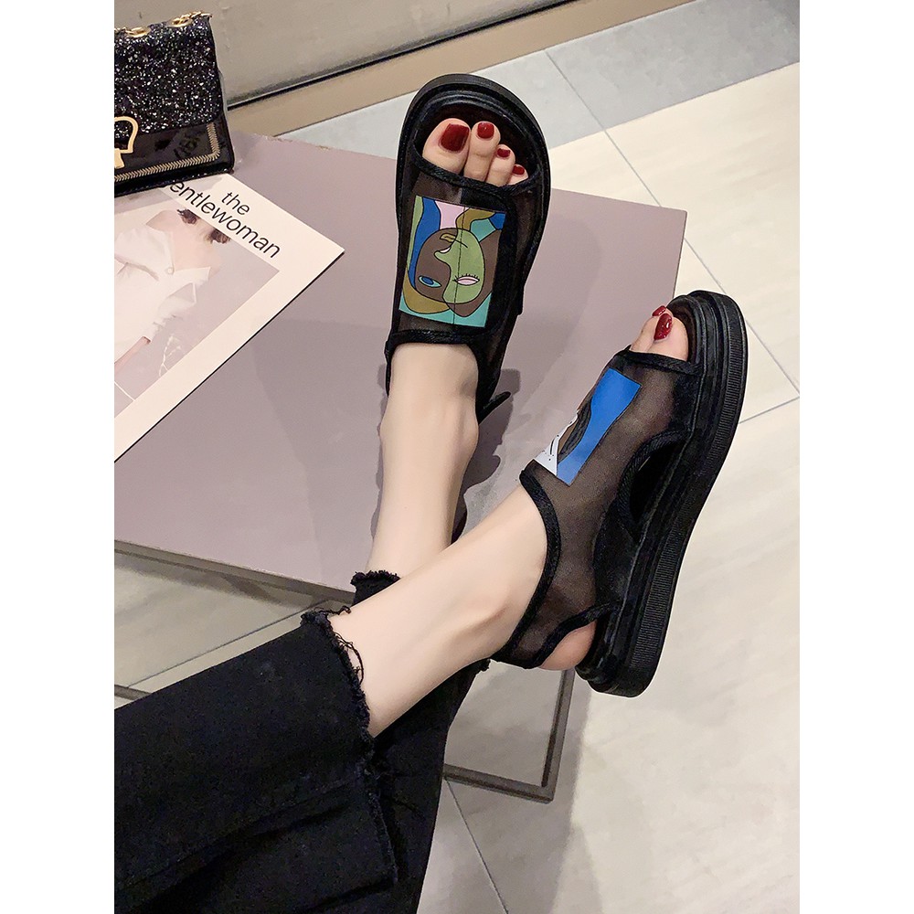 Sandal thể thao lưới thoáng mát size 35/40 (ảnh chụp thật) (Hàng oder chuẩn hình 100%) 270620