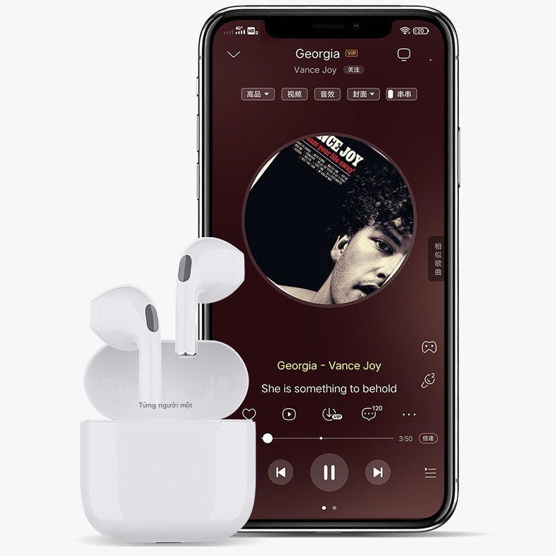 Tai nghe bluetooth không dây thế hệ thứ tư Huaqiangbei mini thể thao hai Apple Android vivo Huawei OPPO Universal