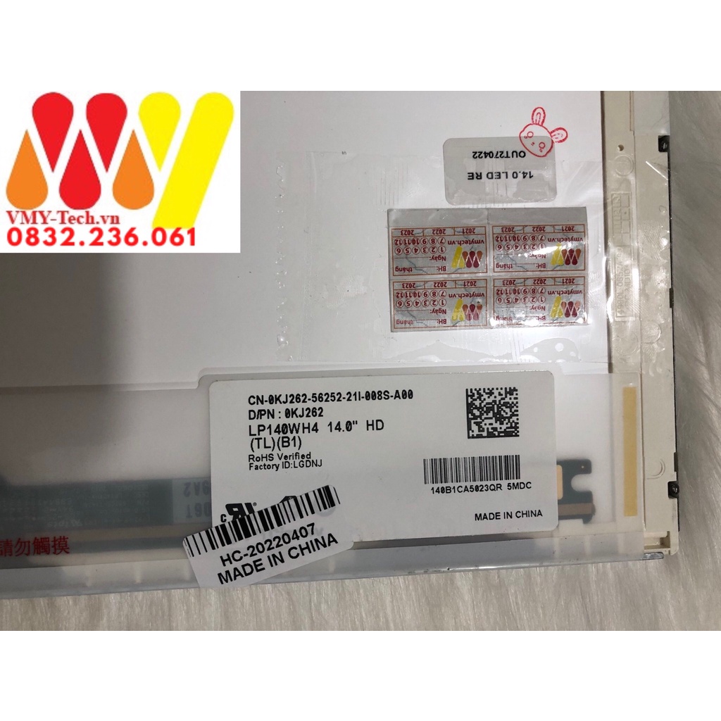 Màn Hình Laptop 14 Inch 14.0 LED Dày 40 Pin Thay Thế Cho Dell HP Lenovo Toshiba LG Asus