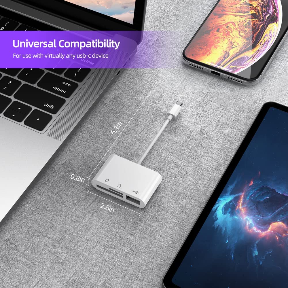 Đầu Đọc Thẻ Nhớ SD / Micro SD / Micro SD Cho Ipad Pro / samsung Galaxy S10 / S9 xiaomi