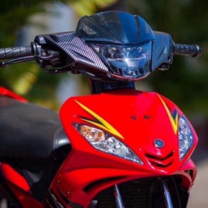 Chắn gió Zhipat Ex 2010 / Ex nhỏ gắn cho mọi loại xe - Mão ốp đầu kính chắn gió Zhipat exciter 2010 HNH Ảnh thật Sp