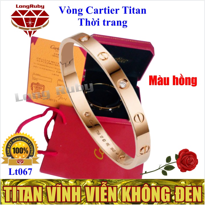 VÒNG TAY NAM NỮ TITAN MÀU VÀNG, HỒNG, TRẮNG | LẮC TAY THỜI TRANG