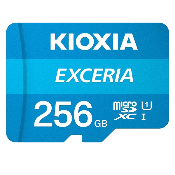 Thẻ nhớ 256GB Micro SDXC Kioxia Exceria UHS-I C10 100MB/s ghi phim Full HD LMEX1L256GG4