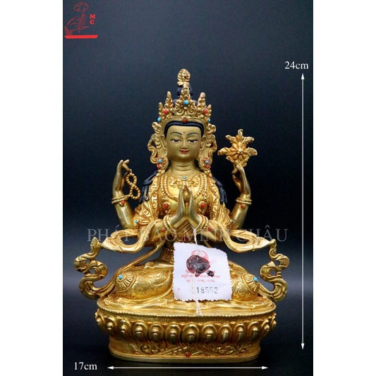 Tượng đồng Nepal 24cm loại 1