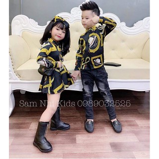 Sơ mi lụa loại đẹp cho bé (Ảnh thật)