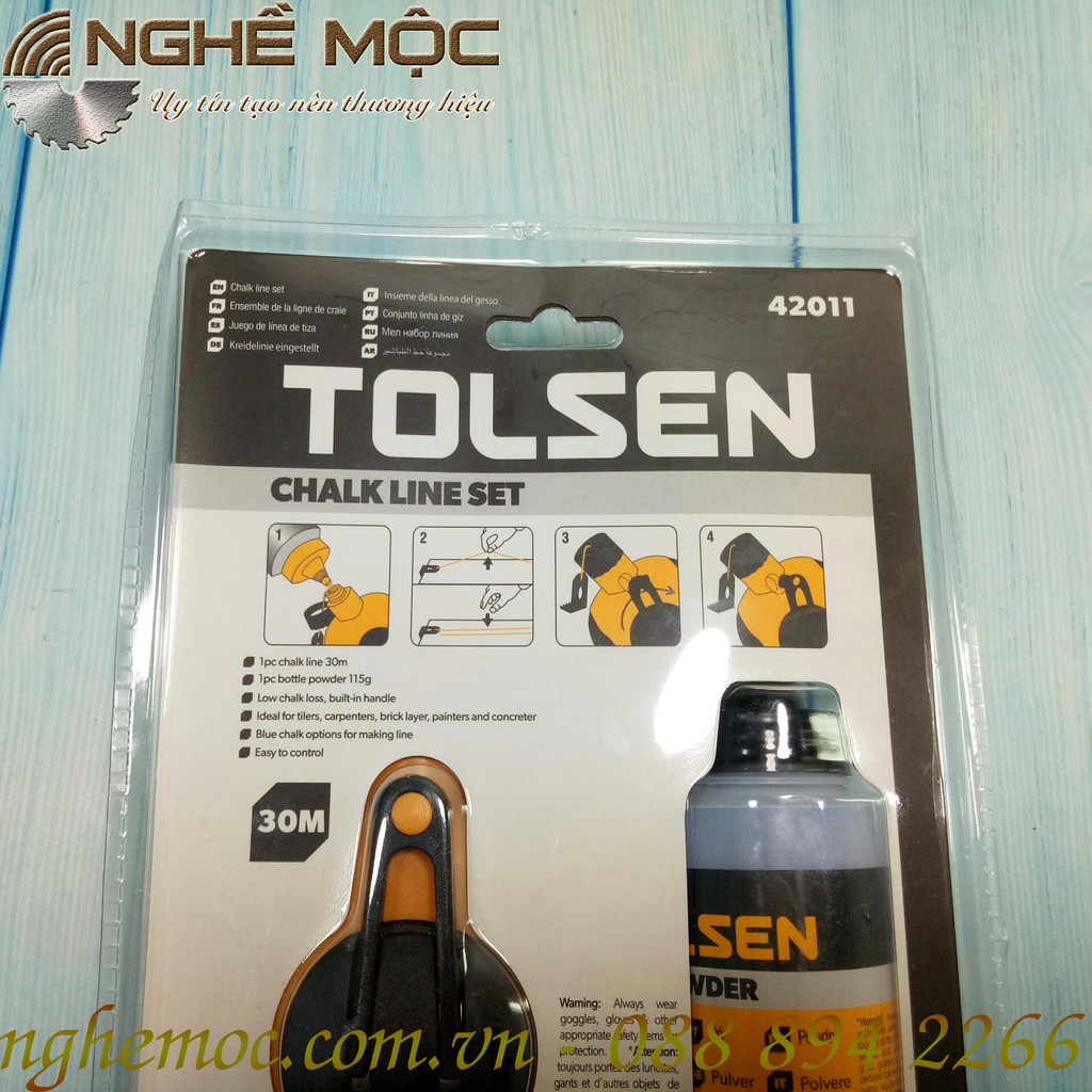 Cuộn dây phấn Tolsen 42011 - Nghề Mộc