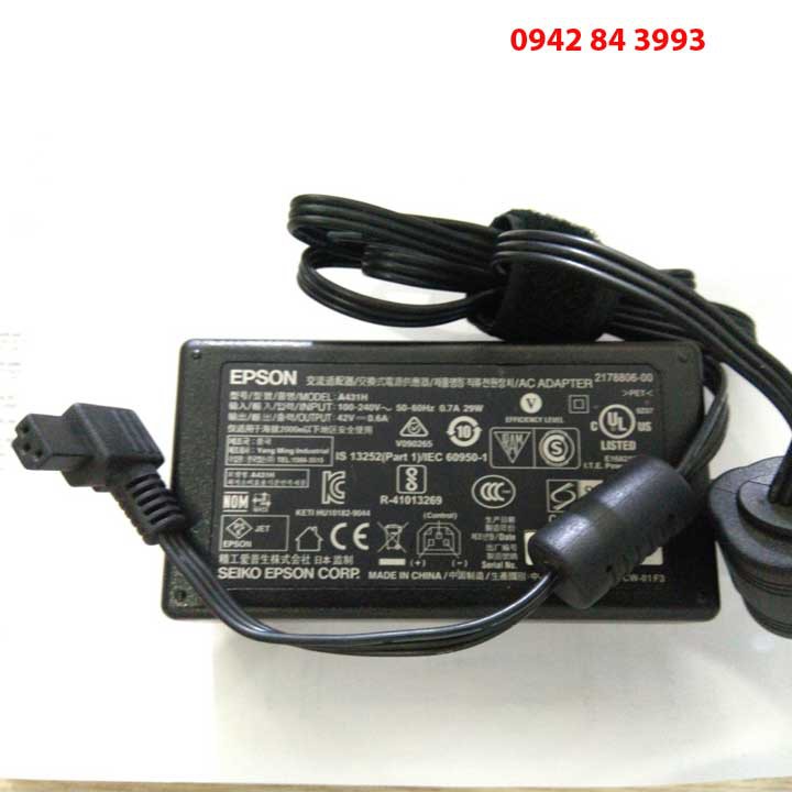 Adapter nguồn Epson A431H 42v 0.6a