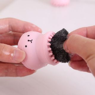 Cọ rửa mặt và massage bạch tuộc