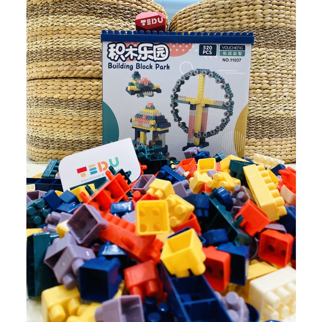 Lego 520 chi tiết đồ chơi thông minh TEDU
