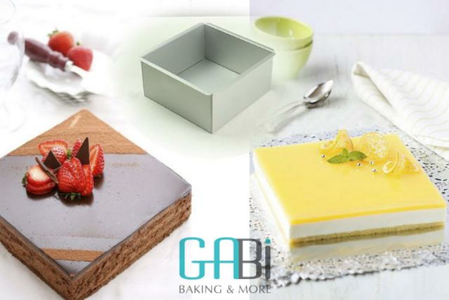 Khuôn nhôm đúc vuông đế liền 15-20cm