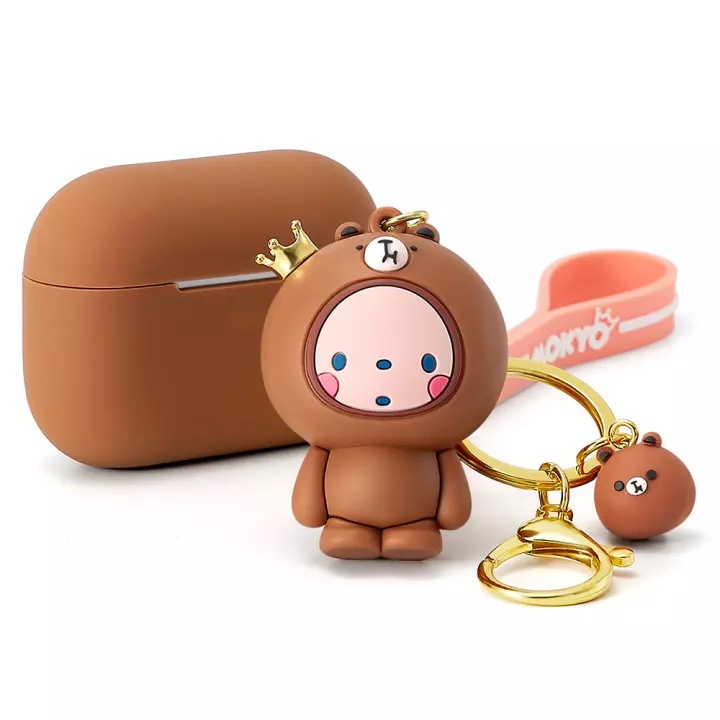 [Mã ELMS10 giảm 6% đơn 50K] Ốp Case Cho AirPods Pro ESR Bounce Series Dễ Thương Với Móc Khóa Gấu- Ch