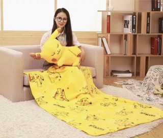 Set gấu bông kèm mền 1-1m7