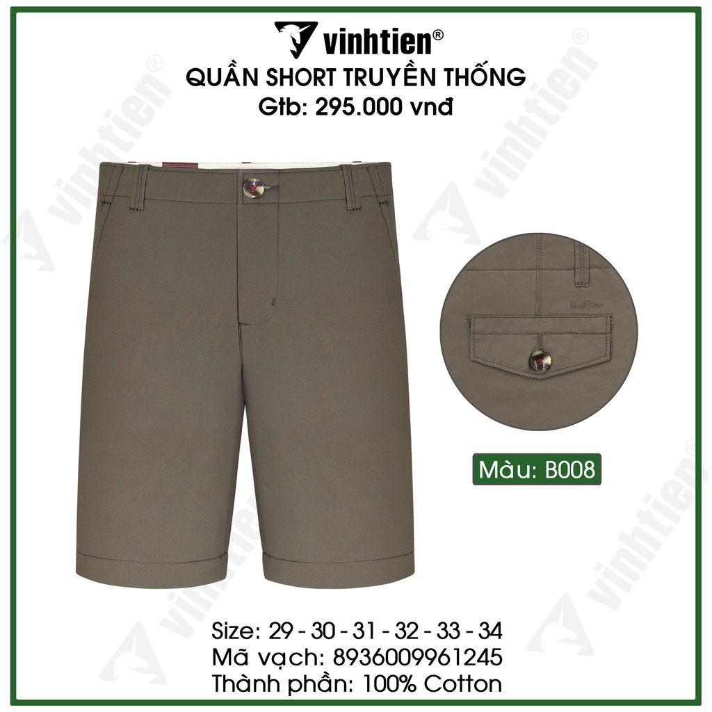 Quần shorts classic 295 Vĩnh Tiến