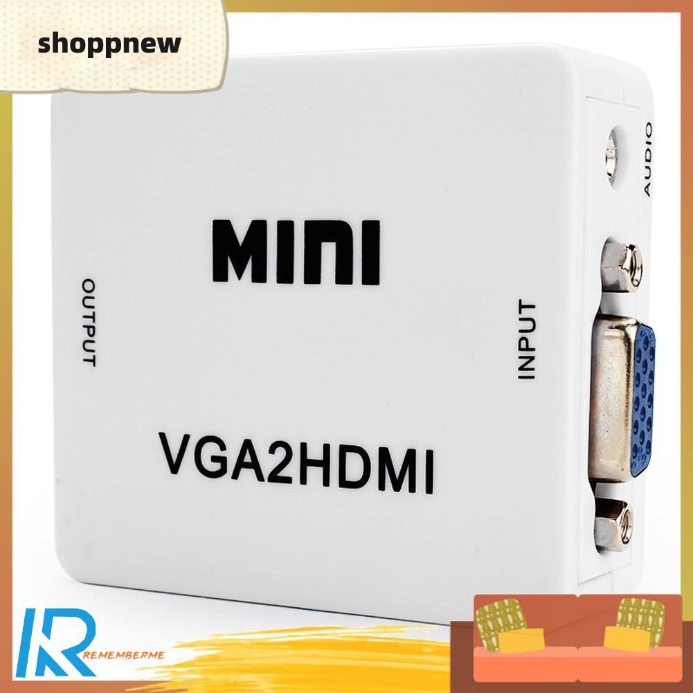 Bộ Chuyển Đổi Mini Hd 1080p Audio Vga Sang Hdmi Hd Hdtv Video