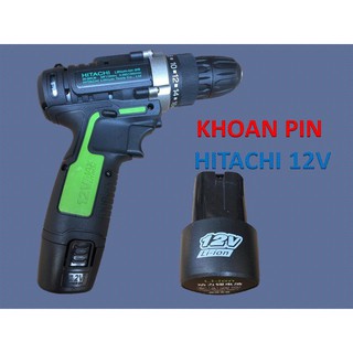 máy khoan pin hitachi 12v 2 pin