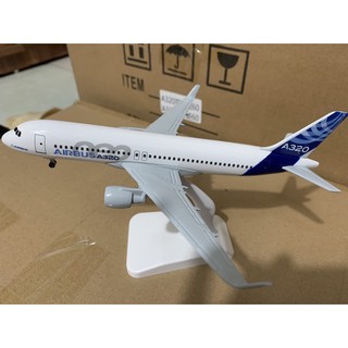 Mô hình máy bay a320 18cm có bánh xe