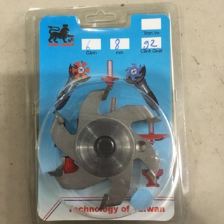 Lưỡi phay gỗ 6 cánh dày 8mm dùng cho máy mài góc 100