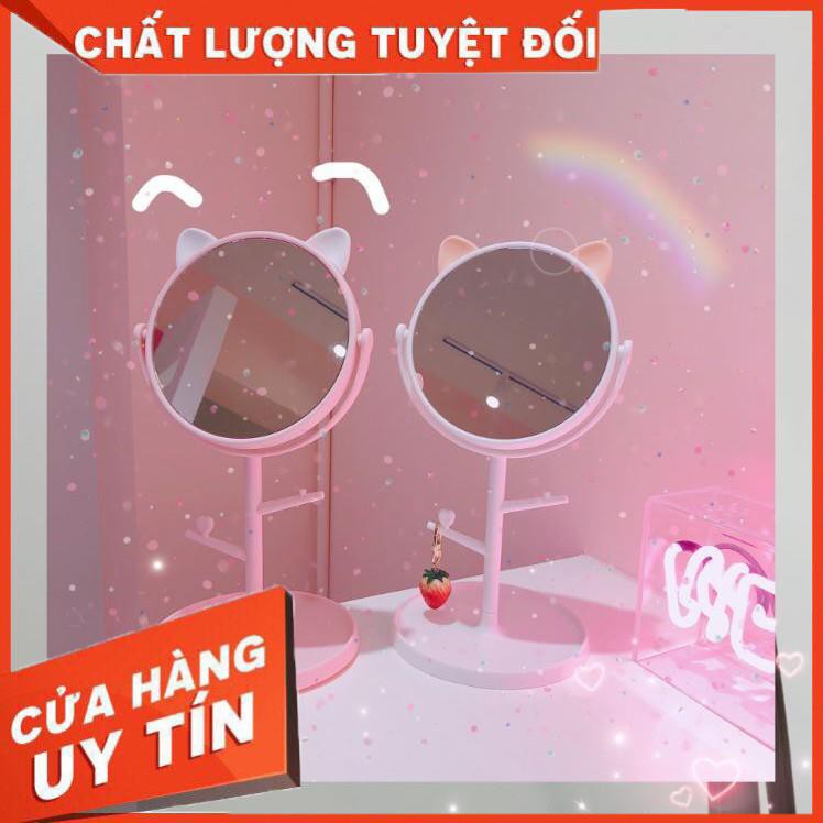 Gương công chúa tai mèo và tai gấu siêu đẹp