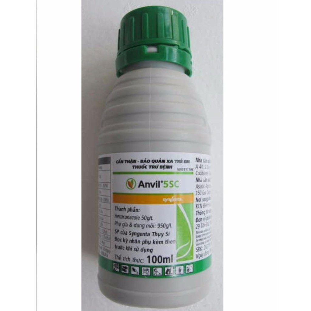 Anvil 5sc 100ml - trừ nấm bệnh cho cây trồng (hoa hồng, hoa lan)