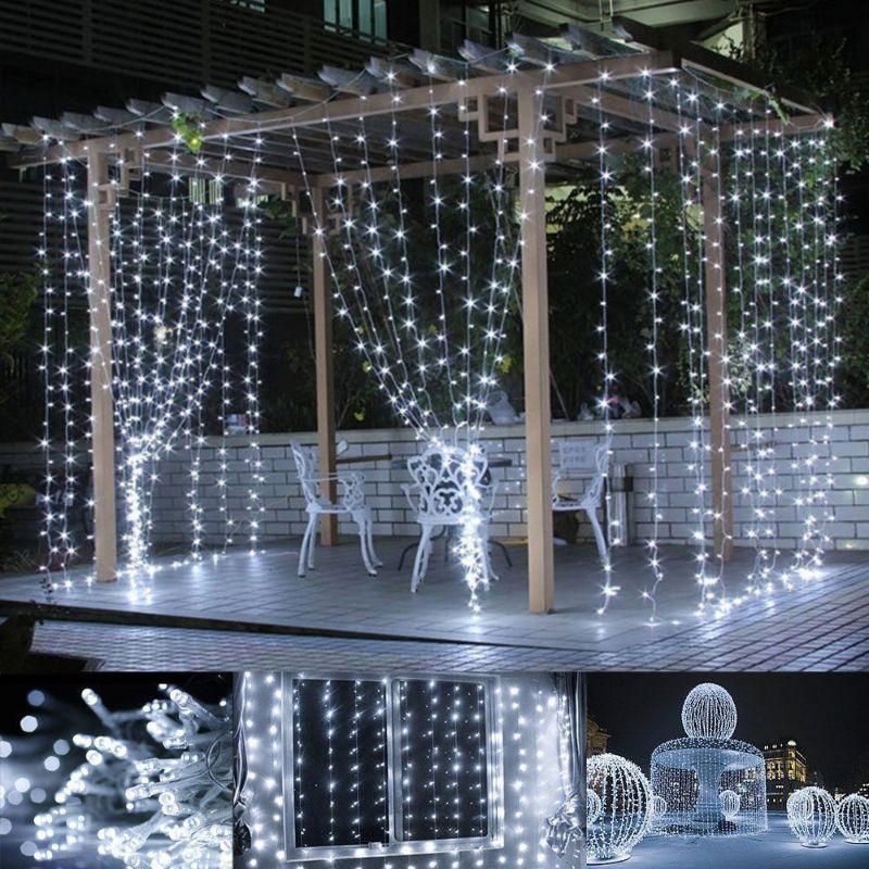 Đèn Led Mành Thả Hiệu Ứng Thác Nước Dài 3mx2m - Trang Trí Tiệc Cưới, Nhà Hàng, Chung Cư, Quán Cafe Đẹp Nhất