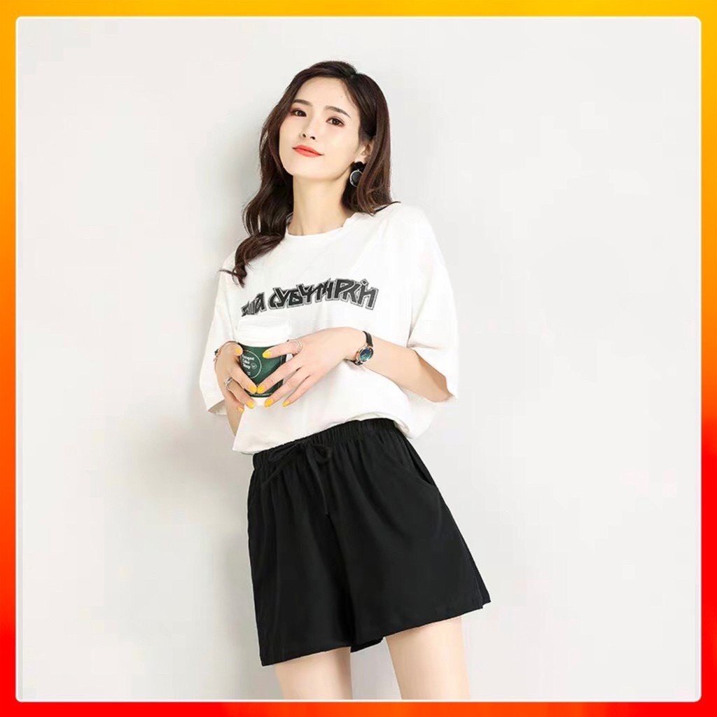 Quần short đùi nữ chất đũi siêu mát