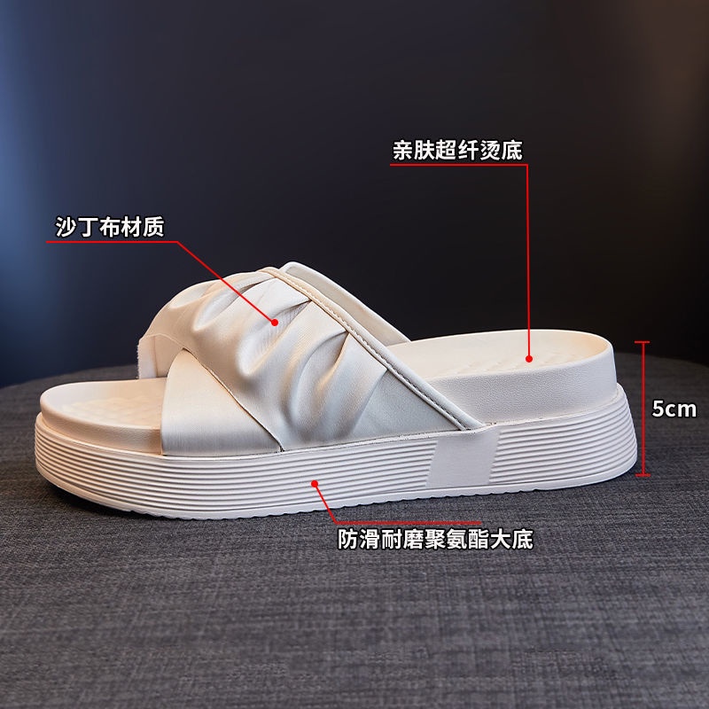 Dép đi biển Dép bánh mì đế cao Sandal Thiết Kế Mới Thời Trang 2022 Dành Cho Nữ