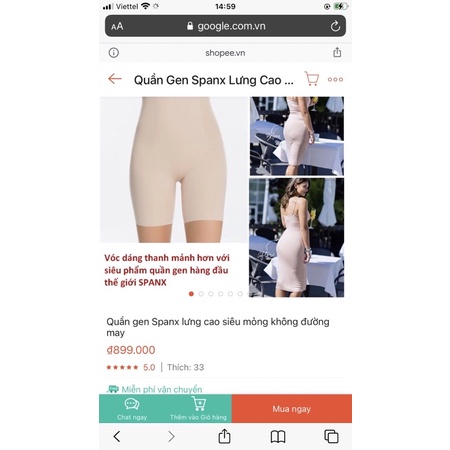 Quần Gen Spanx Xuất Dư Xịn Lưng Cao Siêu Mỏng K Đường May.thương Hiệu Nổi Tiếng Mỹ.quần Bị Huỷ Tag Hiệu,còn Tag Size