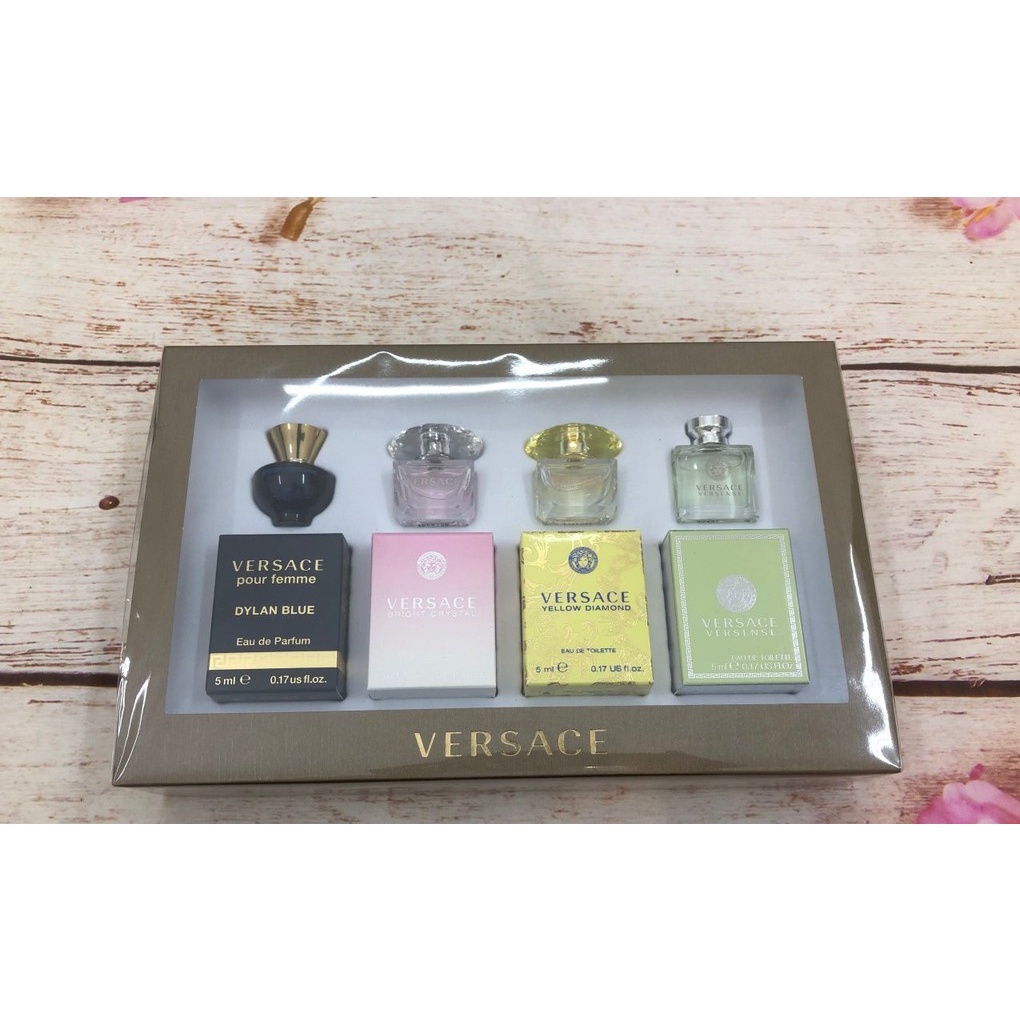 Set nước hoa nữ mini Versace pour femme 4pc*5ml