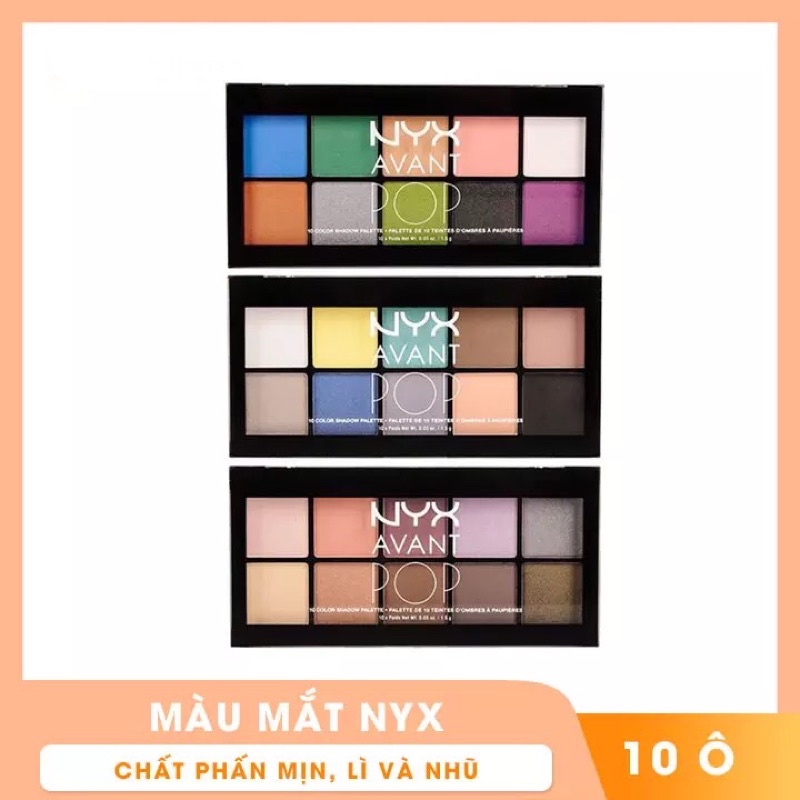 Bảng phấn mắt Nyx 10 ô