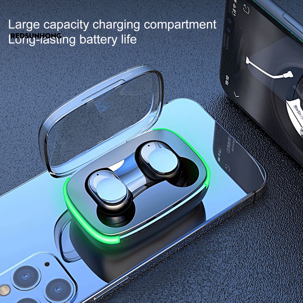 Tai Nghe Thể Thao Không Dây Bluetooth 5.1 Có Đèn Thoáng Khí