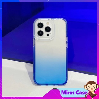 Ốp điện thoại iphone trong suốt màu gradient dành cho 11/11pro max/12/12 pro max/13/13 pro/13 promax MinnCase