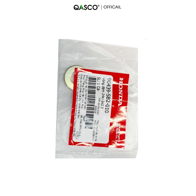 Vòng đệm HONDA AB, Future, Pcx 24x12x2.3