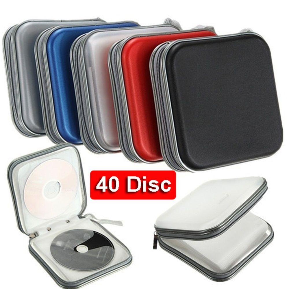 GOGOUP Hộp Đựng Đĩa CD DVD 40 Ngăn Hai Mặt Tiện Lợi