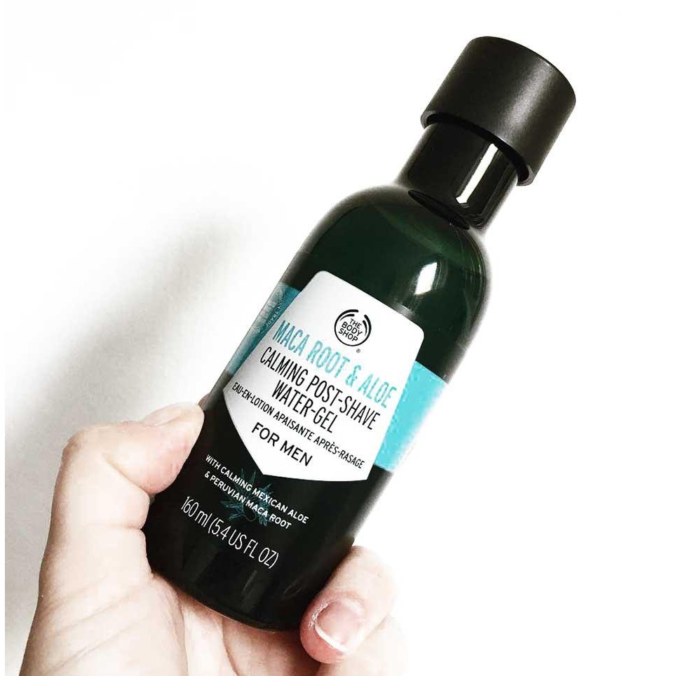 THE BODY SHOP Maca Root & Aloe Post-Shave Water-Gel For Men Nước cân bằng sau cạo râu