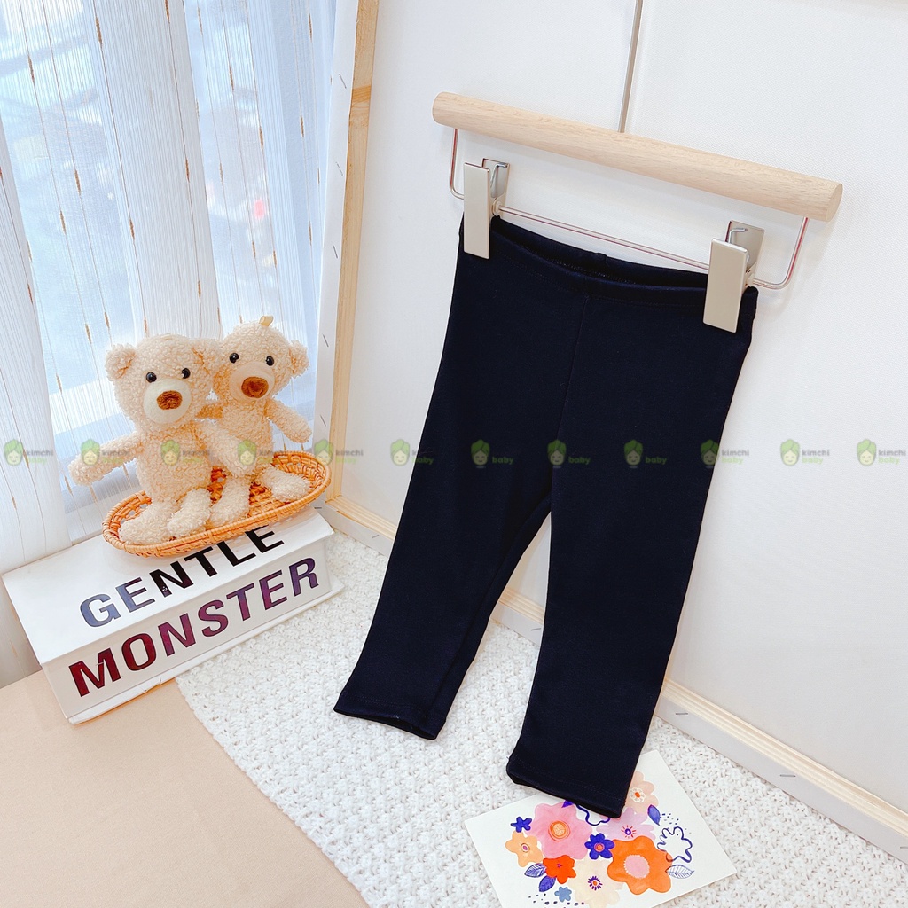 Quần Leggings Dài Cho Bé Gái Vải Cotton Spandex Mềm Mịn Cực Thoải Mái Và Sang Chảnh LGD2201