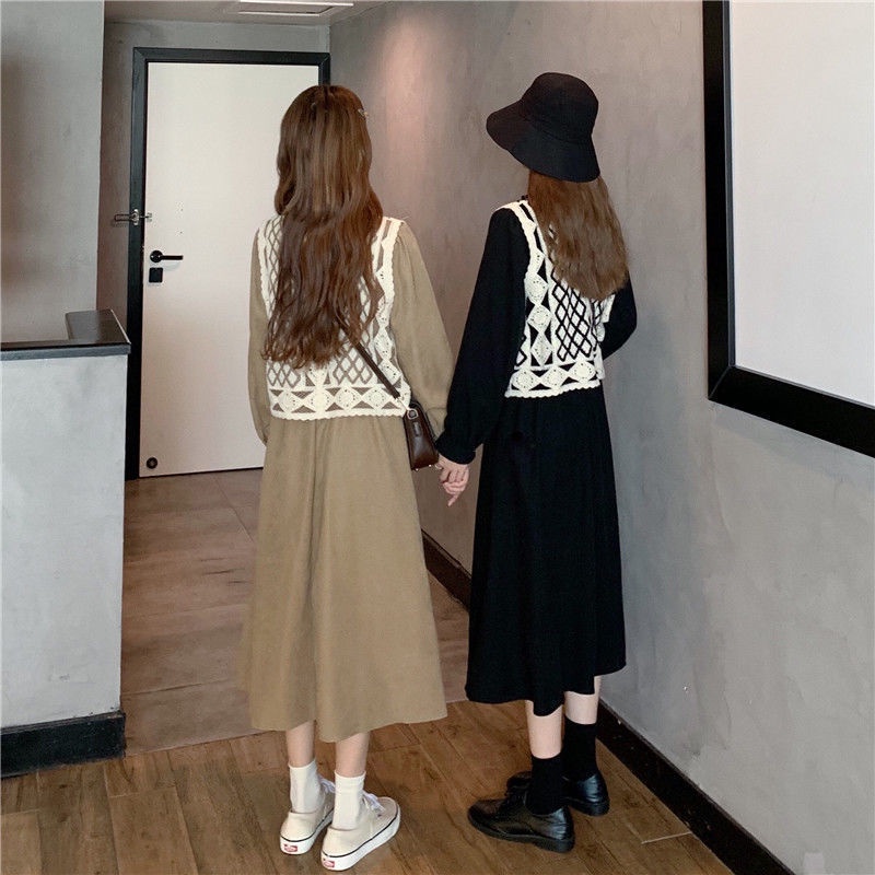 Set Đầm Thời Trang Nữ Phong Cách Retro