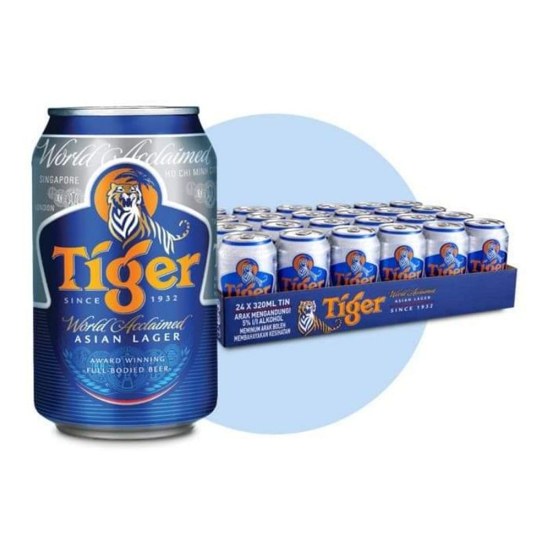 Thùng 24 Lon Bia Tiger Xuân ( 330ml / Lon )