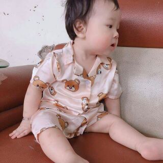 XẢ Bộ pijama gấu cho bé