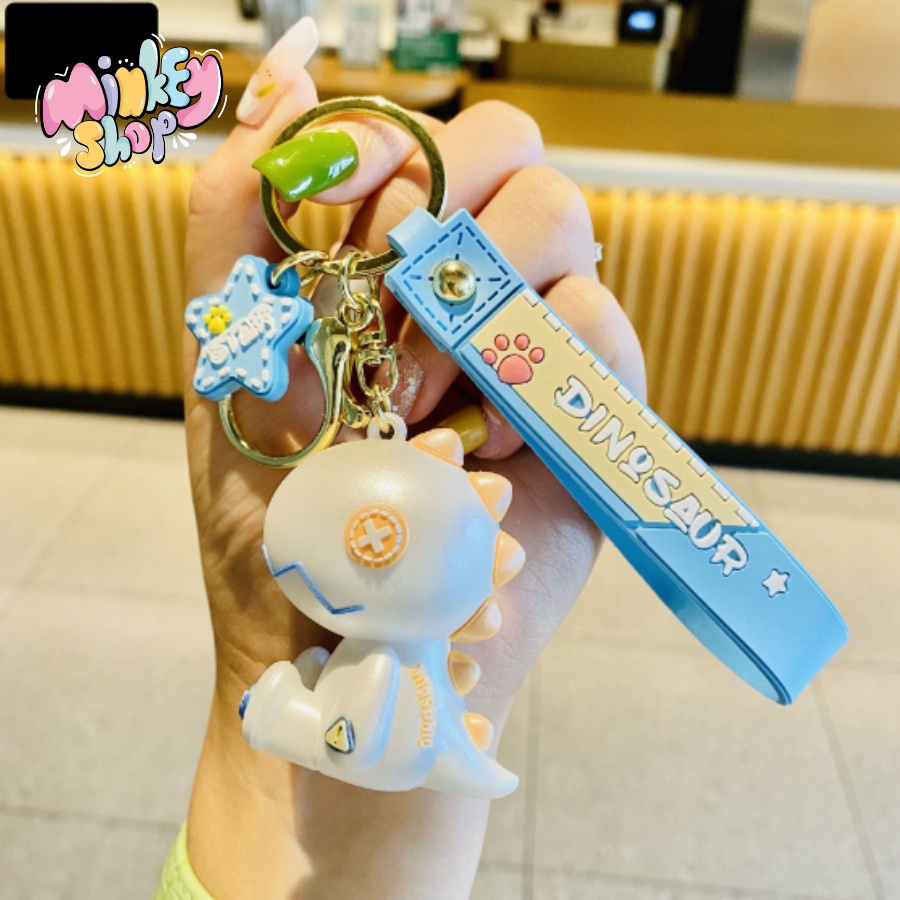 Móc Khóa Đẹp Hình Khủng Long Dễ Thương phụ kiện Túi Xách -Minkey