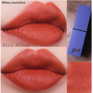 Son Thỏi lì Bbia Last Lipstick Màu #17 #cam cháy thời thượng