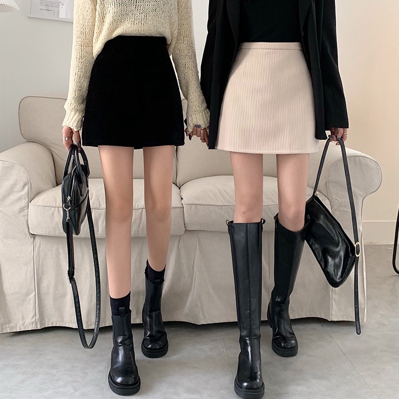 Chân Váy Chữ A Lưng Cao Phong Cách Hàn Quốc Dễ Phối Đồ Hợp Thời Trang | BigBuy360 - bigbuy360.vn