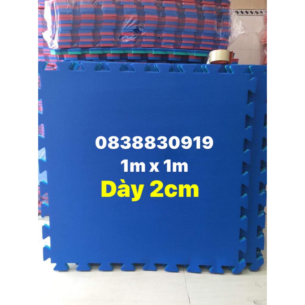 Thảm xốp tập võ, thể thao 1m x1m