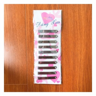 Freeship 50k ⚡Vỉ 10 kẹp tóc ba lá loại to, chất lượng giá rẻ