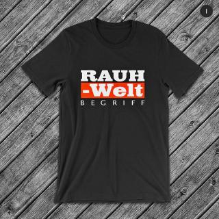 Áo thun tay ngắn in chữ rwb rauh welt