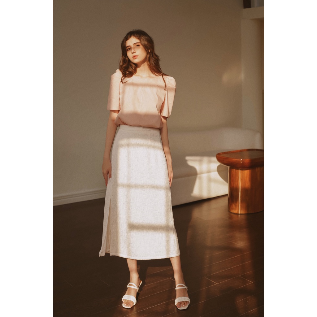 Happy Zoo - Váy dài xẻ trắng | BigBuy360 - bigbuy360.vn