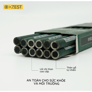 [Zest Corner] Bút chì than vẽ chân dung MARIES